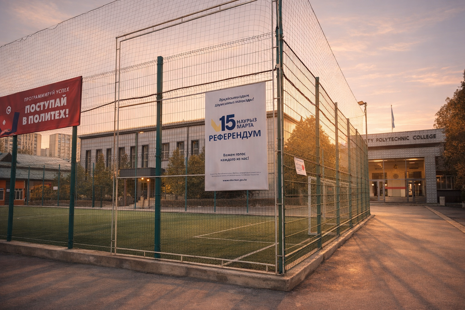 2026 жылғы 15 наурыздағы референдум кезінде алматылықтар сайлау учаскелерінде дауыс беріп жатыр, ал Shanger.kz журналистері сайлаушылардың, байқаушылардың және комиссия мүшелерінің пікірін жинауда, референдум 2026, Алматы, дауыс беру, Қазақстан Конституциясы, сайлау учаскесі, сайлаушылар, байқаушылар, қоғамдық пікір, саяси фоторепортаж, Shanger.kz